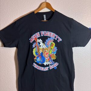 John Fogerty Black Graphic T-Shirt